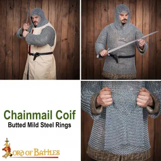 Camail ouverture en V – 10 m, calibre 16 g, acier doux,