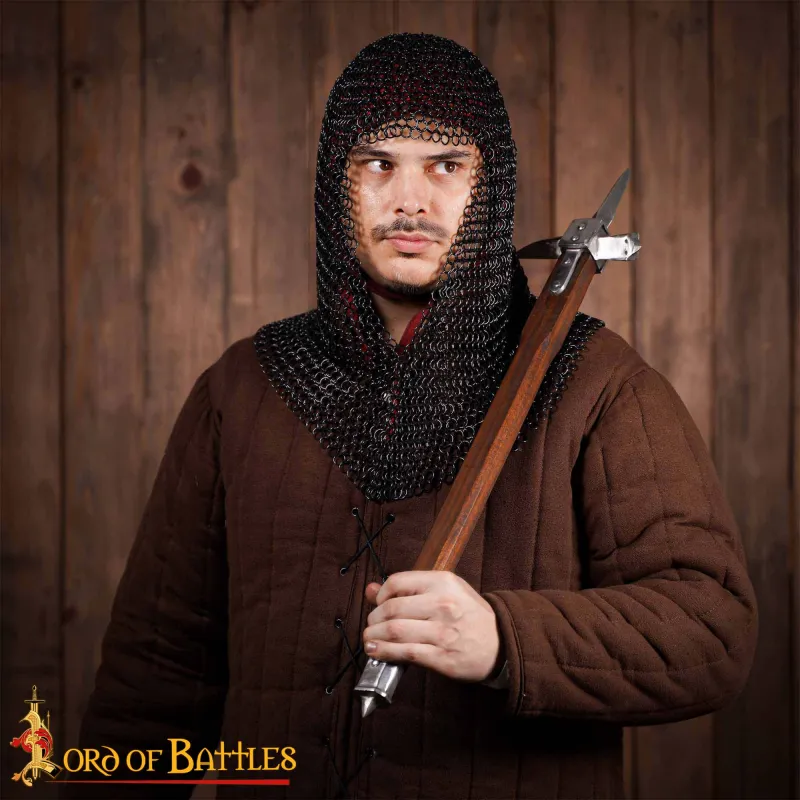 Camail ouverture en V – 10 m, calibre 16 g, acier doux,