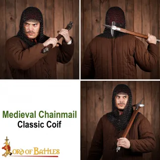 Camail ouverture en V – 10 m, calibre 16 g, acier doux,