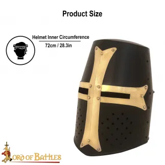 casque grand heaume de chevalier