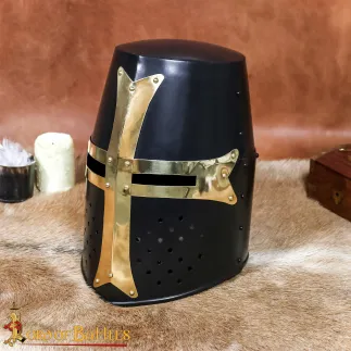 casque grand heaume de chevalier