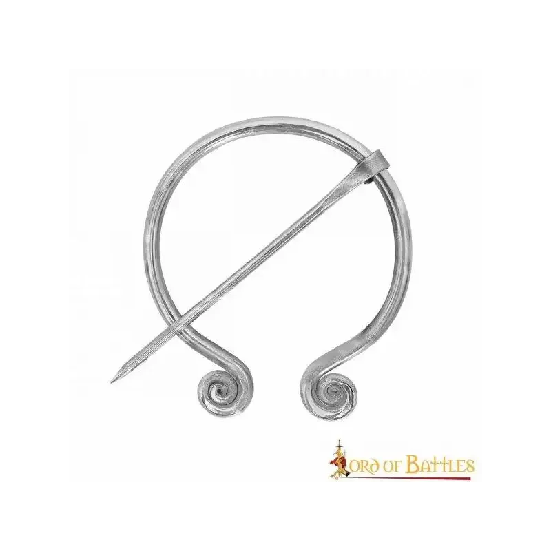 Broche pénannulaire médiévale en acier inoxydable pour cape et fibule Broche pénannulaire médiévale en acier inoxydable pour cape et fibule
