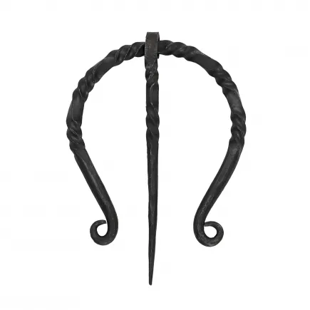 Fibule/broche de cape robuste forgée à la main