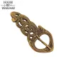 Boucle de ceinture en laiton motif serpent viking – Antique Boucle de ceinture en laiton motif serpent viking – Antique