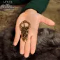 Boucle de ceinture en laiton motif serpent viking – Antique Boucle de ceinture en laiton motif serpent viking – Antique