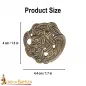 Montures en cuir et laiton antiques Viking Greiftier Montures en cuir et laiton antiques Viking Greiftier