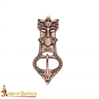 Boucle de ceinture celtique en bronze massif – Fonte à la cire perdue