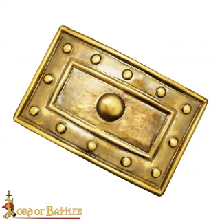 Ornement de ceinture en laiton antique