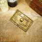 Ornement de ceinture en laiton antique Ornement de ceinture en laiton antique