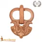 Petite boucle de ceinture médiévale en bronze coulé à la cire perdue Petite boucle de ceinture médiévale en bronze coulé à la cire perdue