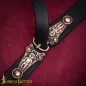 Boucle de ceinture celtique et embout de ceinture en bronze – 7,5 cm – Bronze antique et poli