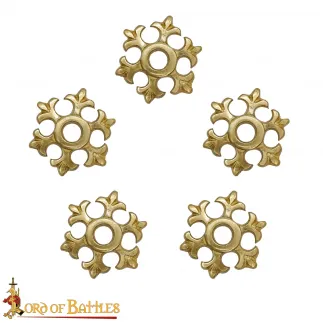 Fleur décorative pour ceinture 5Pcs