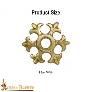 Fleur décorative pour ceinture 5Pcs