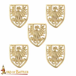 Déco de ceinture ensemble de 5 pcs laiton