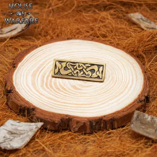 Plaque de montage en laiton viking – Décoration de ceinture nordique finition antique