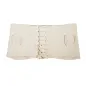 Ceinture médiévale en coton matelassé avec lacets