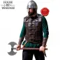 Brigandine en cuir véritable du guerrier viking