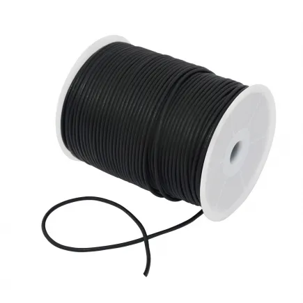 Bobine de cordon en cuir véritable de 100 mètres dianétre 2.6mm