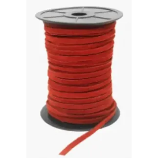 Bobine de cordon en cuir de 50 mètres