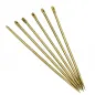aiguilles médiévales en laiton pur, lot de 6