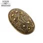 Broche en laiton massif Viking Hedeby Broche en laiton massif Viking Hedeby
