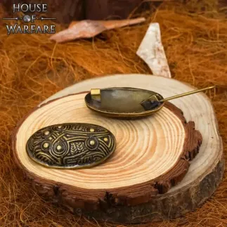 Broche en laiton massif Viking Hedeby