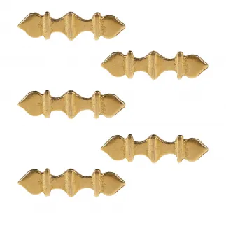 Ensemble de 5 supports de ceinture Elite en laiton massif pur, accessoire fonctionnel