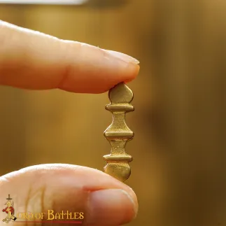 Ensemble de 5 supports de ceinture Elite en laiton massif pur, accessoire fonctionnel