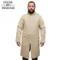 Gambison médiéval matelassé à deux couches et col haut – (produit arrêté)