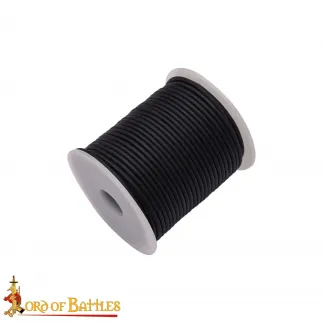 Bobine de cordon en cuir de 25 mètres