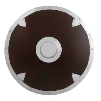 Bouclier de combat viking en bois fonctionnel pour reconstitution historique