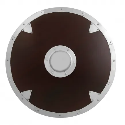 Bouclier de combat viking en bois fonctionnel pour reconstitution historique