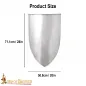 Bouclier médiéval en acier , calibre 1.4mm Bouclier médiéval en acier , calibre 1.4mm