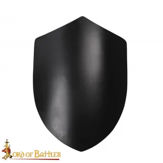 Bouclier noir médiéval  en acierà personnalisable