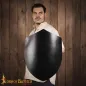 Bouclier noir médiéval  en acierà personnalisable