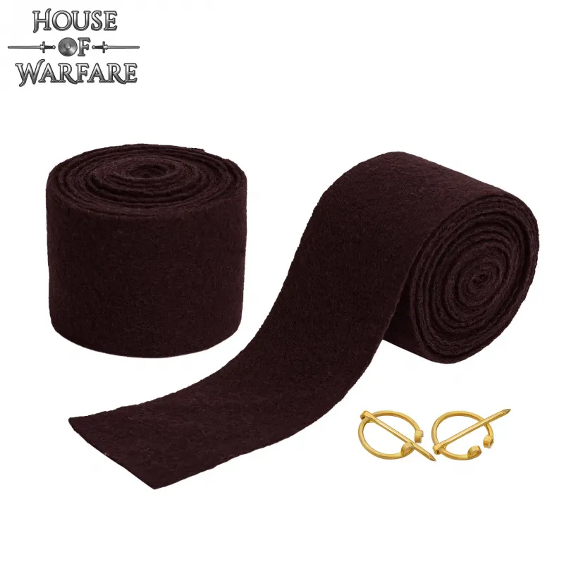 Bandeau en laine pour bras, style Viking, Saxon ou Nord, pour reconstitution de costumes de GN (SCA)