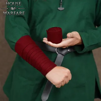 Bandeau en laine pour bras, style Viking, Saxon ou Nord, pour reconstitution de costumes de GN (SCA)