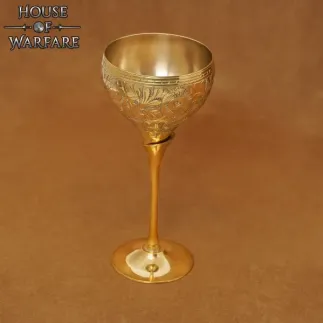 Calice coupe en laiton style médiéval