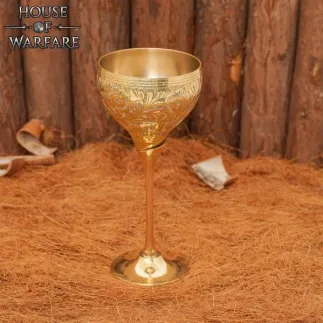 Calice coupe en laiton style médiéval