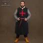 Tabard / Surcot de croisé médiéval noir