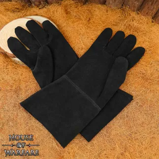 Gants en cuir suédé véritable