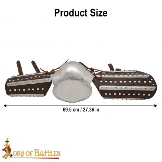 Bras armure pour brigandine