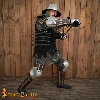 Bras armure pour brigandine