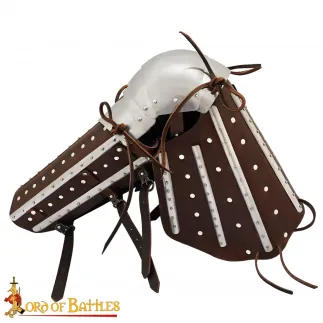 Jambe armure pour brigandine