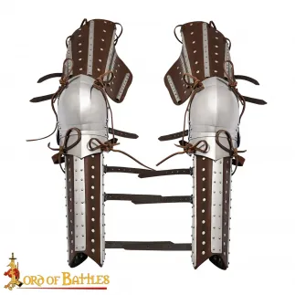 Jambe armure pour brigandine
