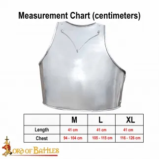 plastron d'armure 1430