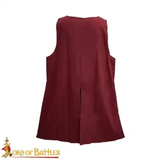 Tabard médiéval en toile de coton avec croix