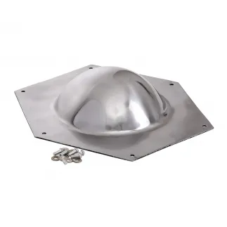 Umbo romain pour bouclier Scutum rectangulaire Acier 1.6mm.