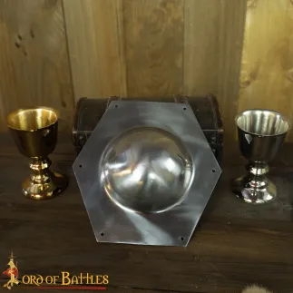 Umbo romain pour bouclier Scutum rectangulaire Acier 1.6mm.