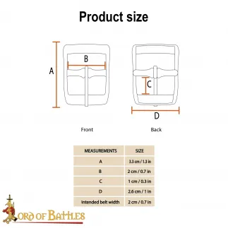 Petite boucle 16e 17e siècle en laiton massif